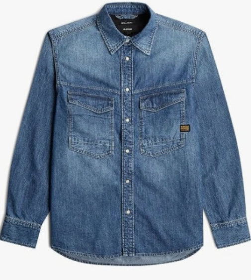 G STAR DAKOTA camicia jeans D23006